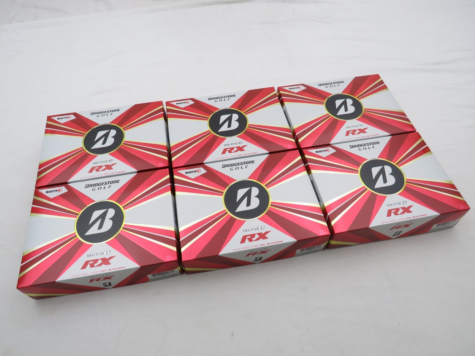 New 6 Dozen Bridgestone Tour B RX Golf Balls 72 Golf Balls