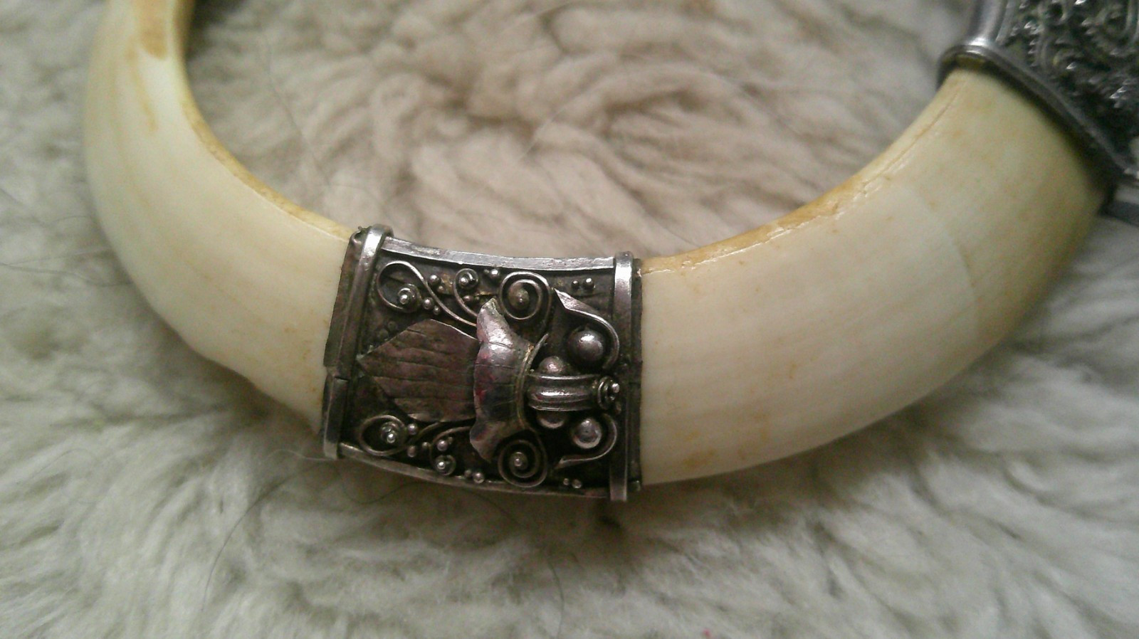 PAPUA NEW GUINEA Lot Two Necklaces SKULL Boar Tusks