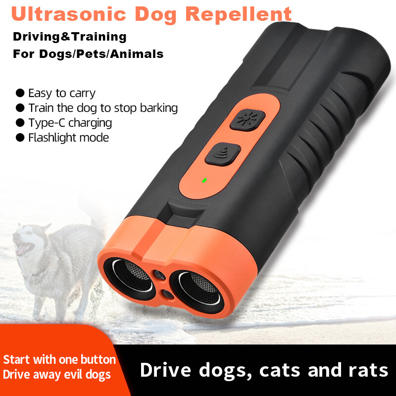 Ultrasonic Dog Repeller Anti Bark Device Stop Barking Humane Pet Training Tool