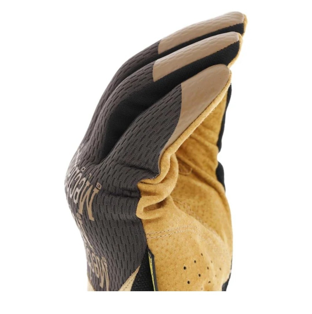 TWO PAIR Mechanix Wear Durahide Leather FastFit Work Glove Elastic Cuff LARGE