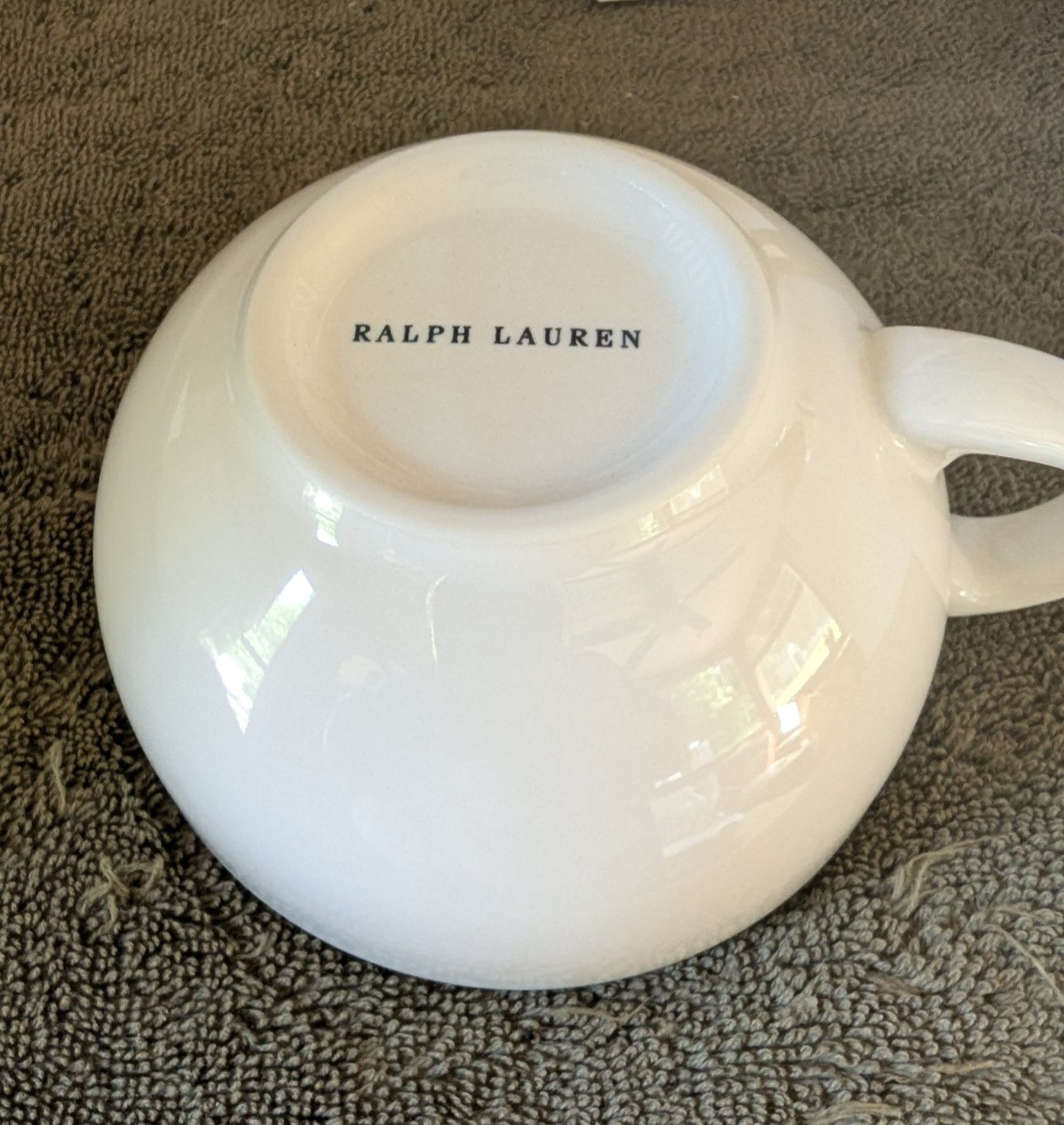 RALPH'S COFFEE by Ralph Lauren Porcelain 10 oz. Cup & Saucer Set (polo)