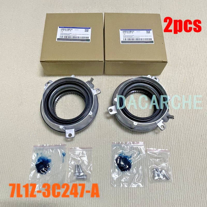 New 2pcs Auto Locking Hub Axle Actuator 7L1Z-3C247-A For 2004-2015  F-150 4WD