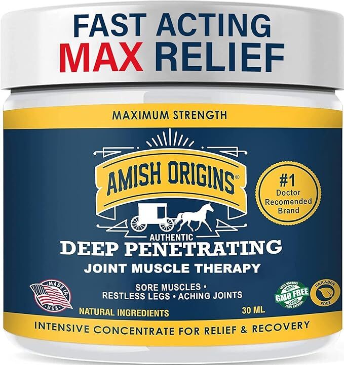 Amish Origins Maximum Strength Deep Penetrating Pain Relieving Ointment
