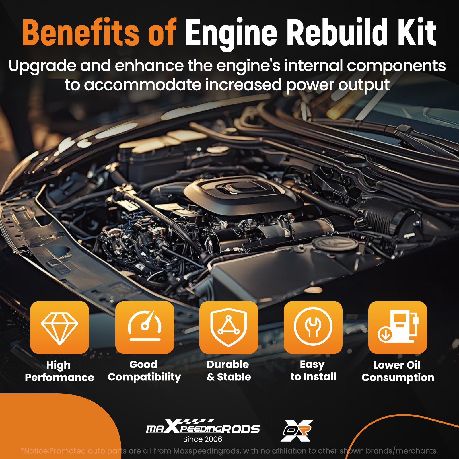 LS Gaskets Sealing Set Kit For Chevy GMC LS1/LS6/LQ4/LQ9/4.8/5.3/5.7/6.0L GEN 3