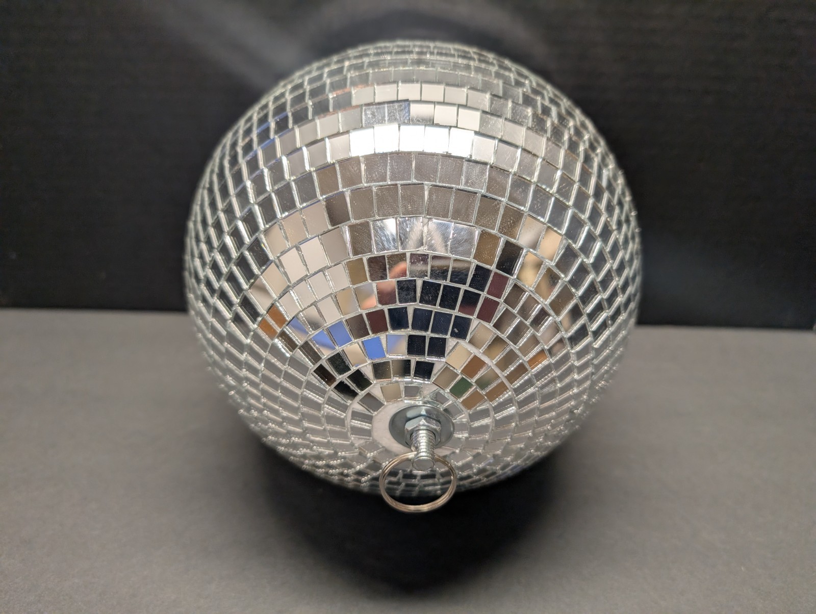 8" Disco Mirror Ball with Hanging Ring 70s Dance Party Music Room DJ 80s Funk