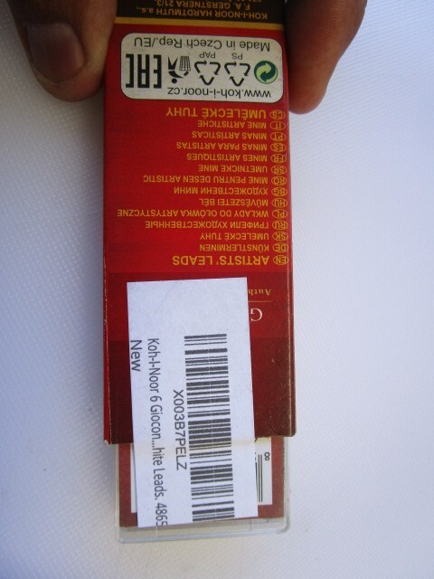 2 PACK Set of 12 Koh-I-Noor Gioconda 5.6 mm Leads for Artists' Drawing 4865 6B