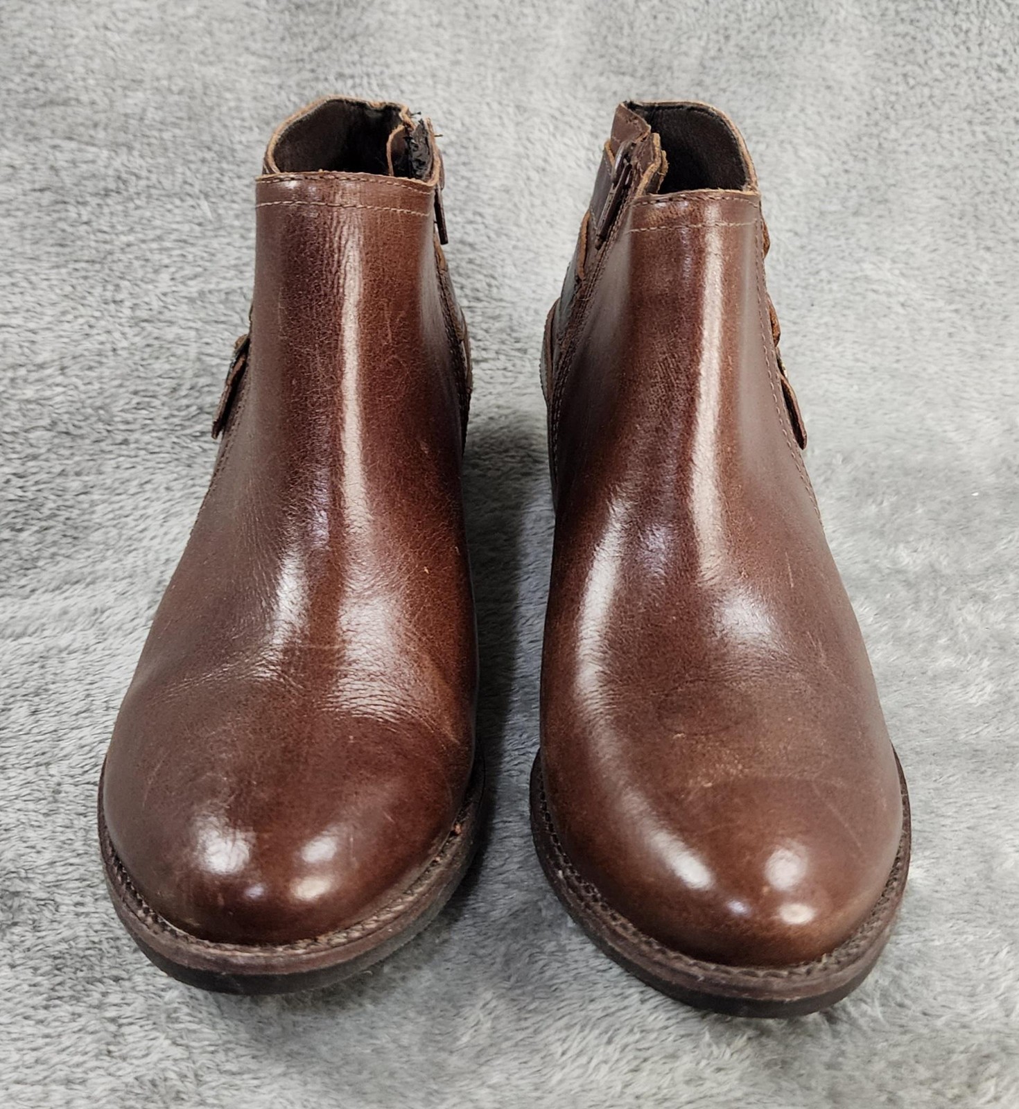 Matisse Kate Ankle Booties Women's Size 8.5 Brown Leather