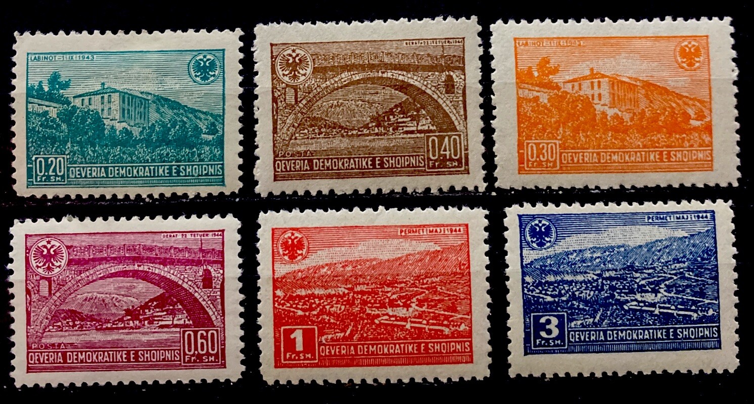 Albania 1945. SC# 361-366. Mint HOG