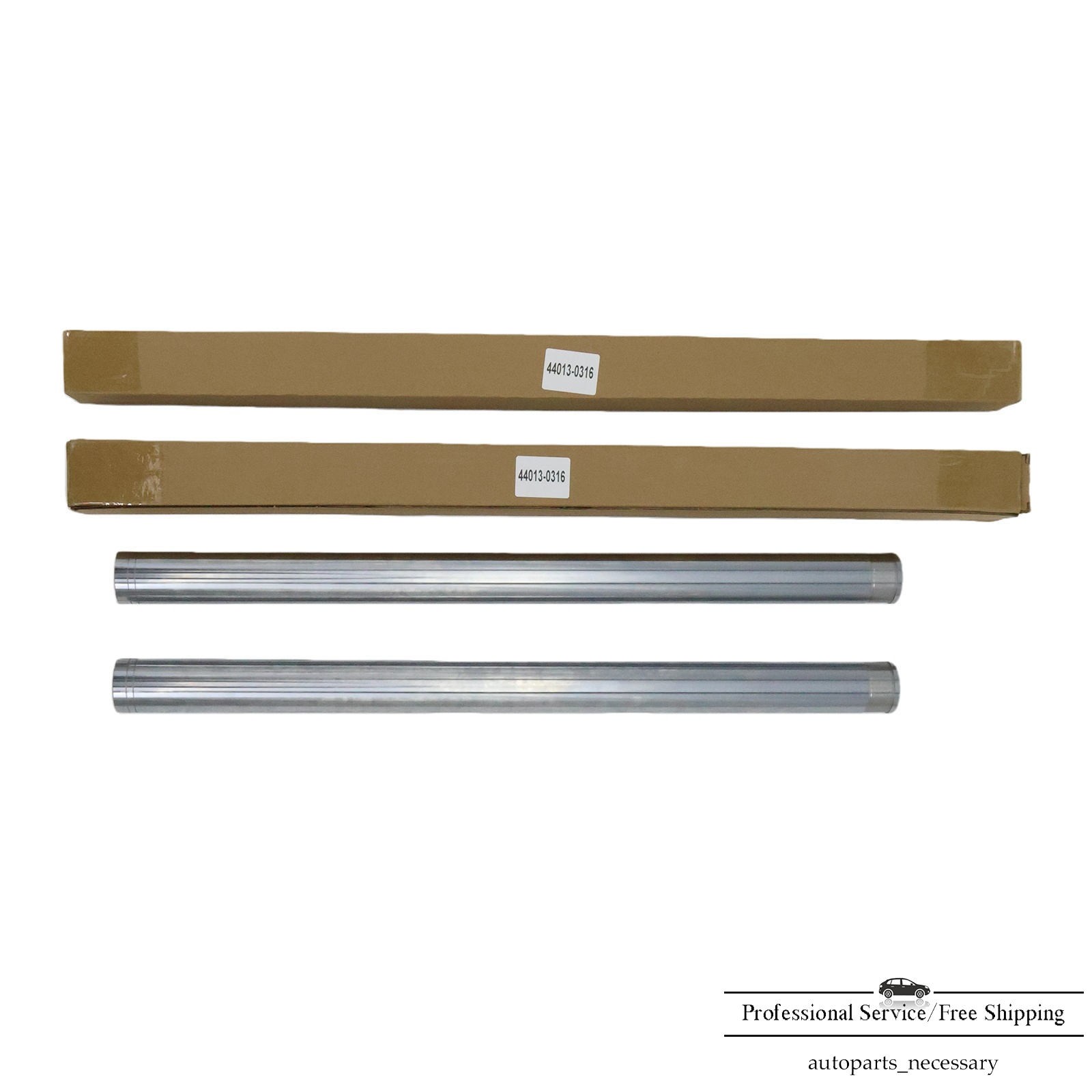 2x Front Shock Inner Fork Tubes For Kawasaki EX650 Ninja 650 2017-2023 41x585mm