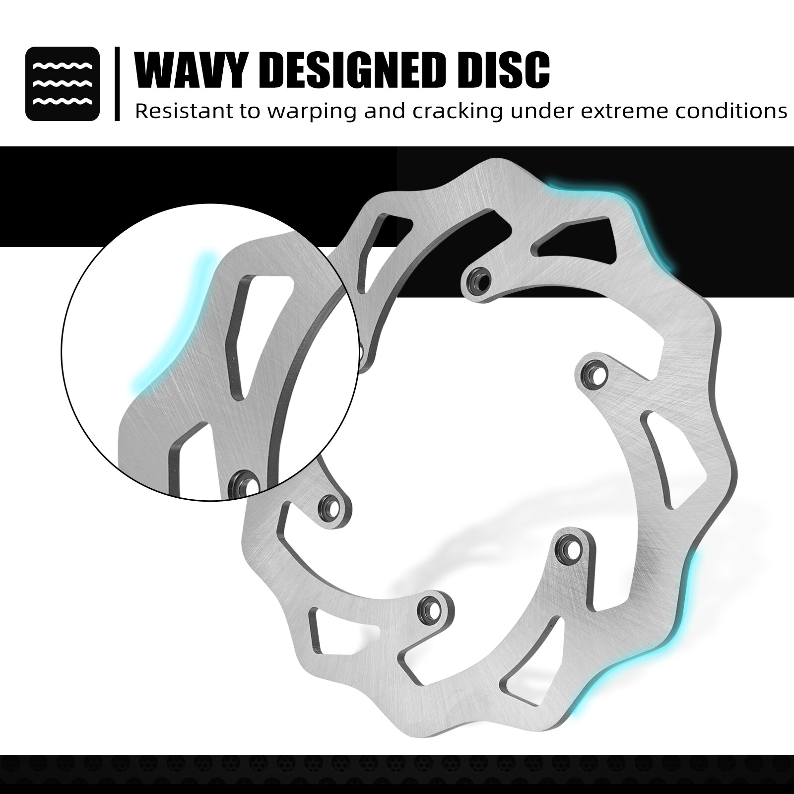 Rear Brake Disc Rotor 220mm For KTM 250 300 350 450 500 EXC XC XCW EXC F XCF SXF