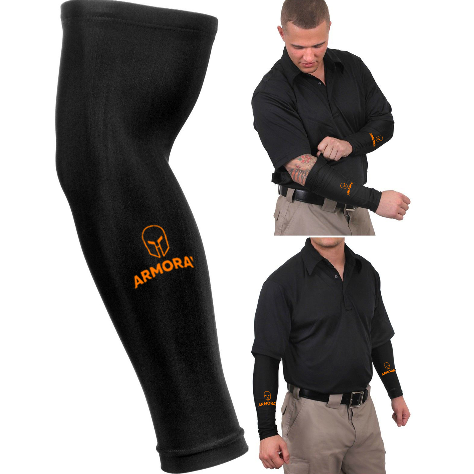 Basketball Arm Sleeves BLACK for Men Women Compression Sleeve Multi Color