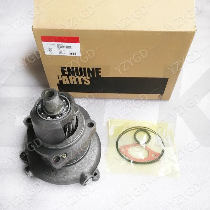 WATER PUMP W/ Bearing Support For 10L CUMMINS L10  LTA10 W/ Gasket 3803402