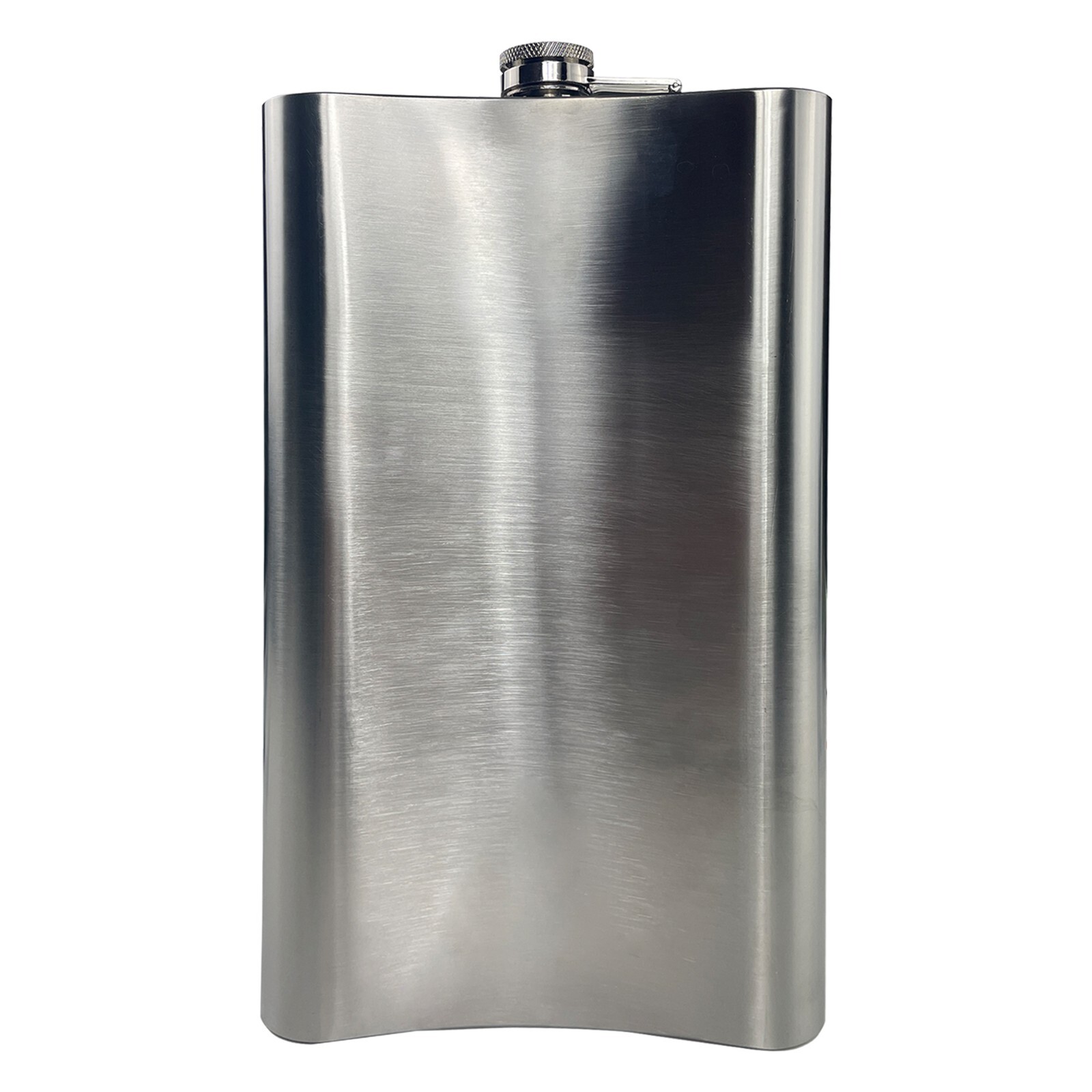 FLASK 64oz Stainless Steel XX Large Party Jumbo Liquor Irish Whiskey 1/2 Gallon