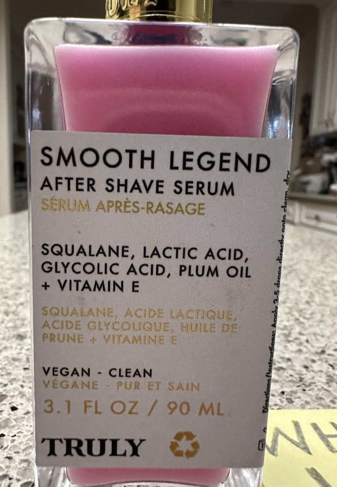 Truly Smooth Legend After Shave Serum Squalene 3.1oz/90mL FULL SZ $33 Smoothing