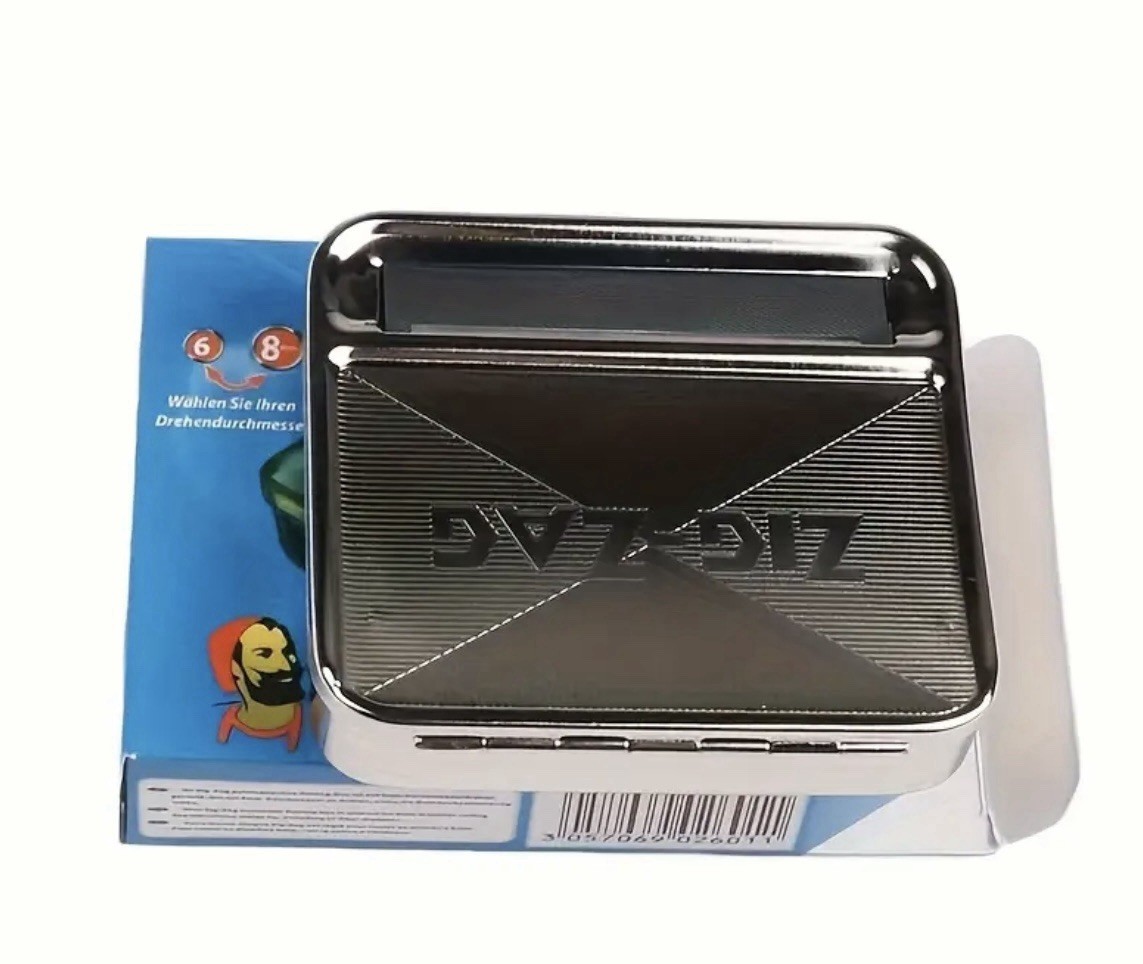 Zig-Zag Metal Cigarette Rolling Machine 70mm Easy Automatic Tobacco Roller BN