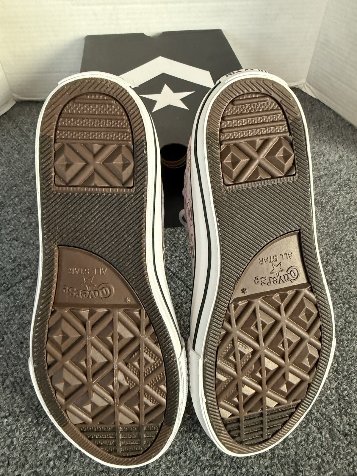 Converse Chuck Taylor All Star Unicorn High Top Sneakers Youth 4 Pink Rainbow