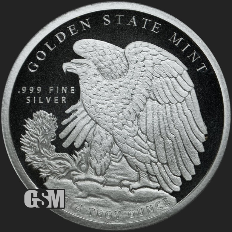 1 - 1/4 oz .999 FINE Silver Round - Walking Liberty Design GSM - BU - PRESALE