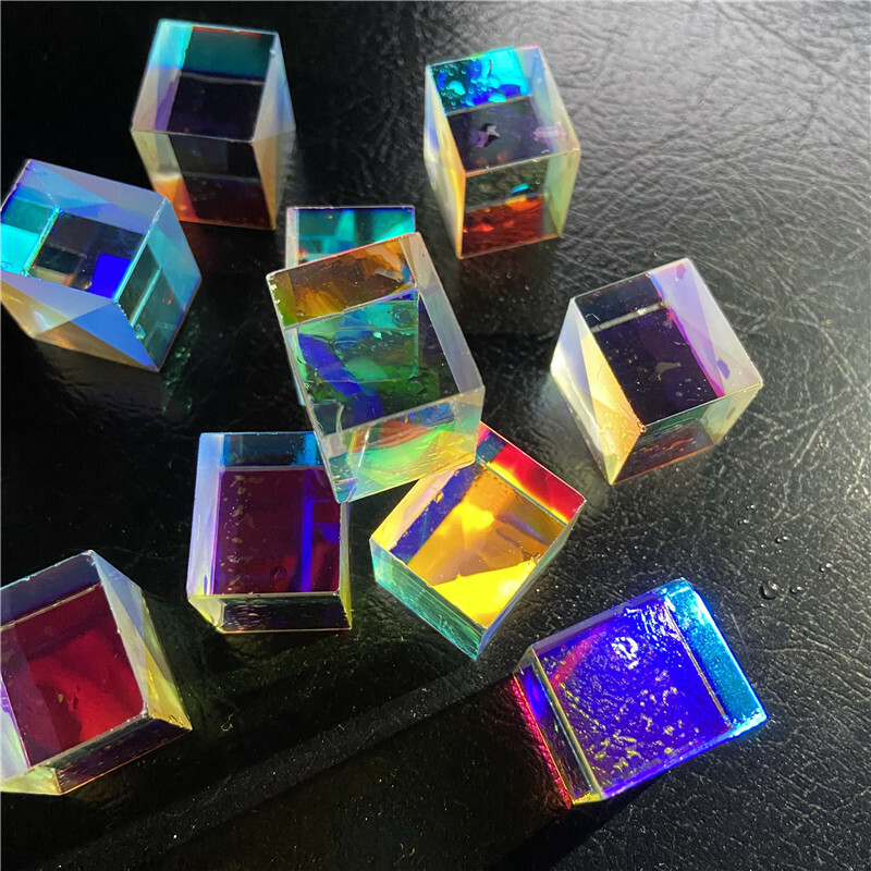 10PCS 2.2x2.15cm Defective Optical Dichroic X-Cube Prism RGB Combiner Splitter