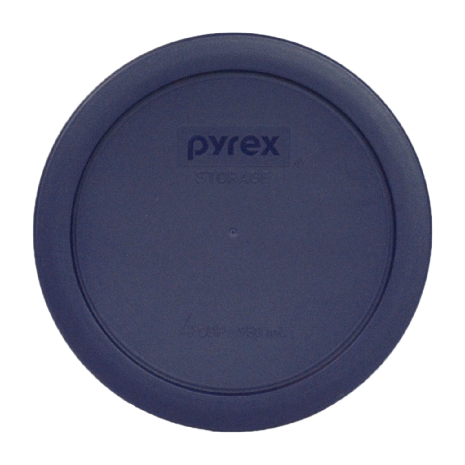 Pyrex 7201-PC Round 4 Cup Storage Lid Cover Blue 6 Pack New for Glass Bowl