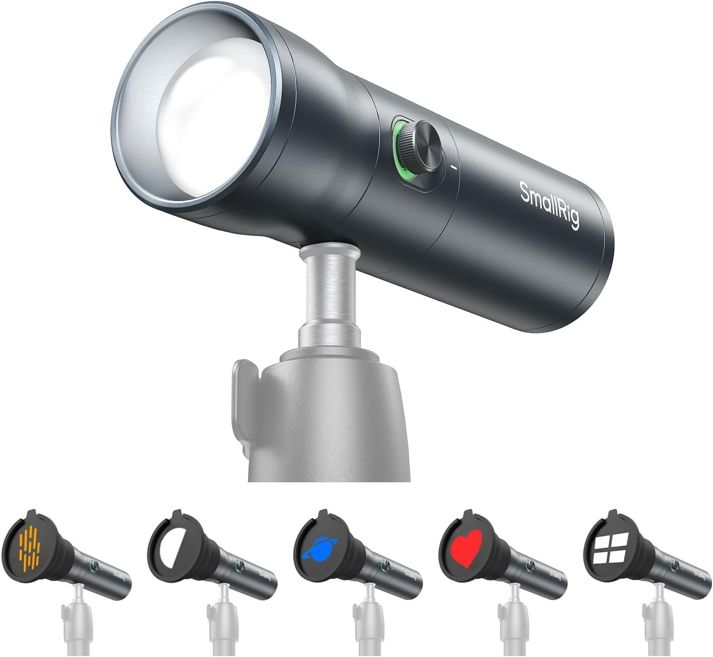 SmallRig RF 10C Mini Spotlight RGB LED Video Light 7500mAh 4 Color Flashlight