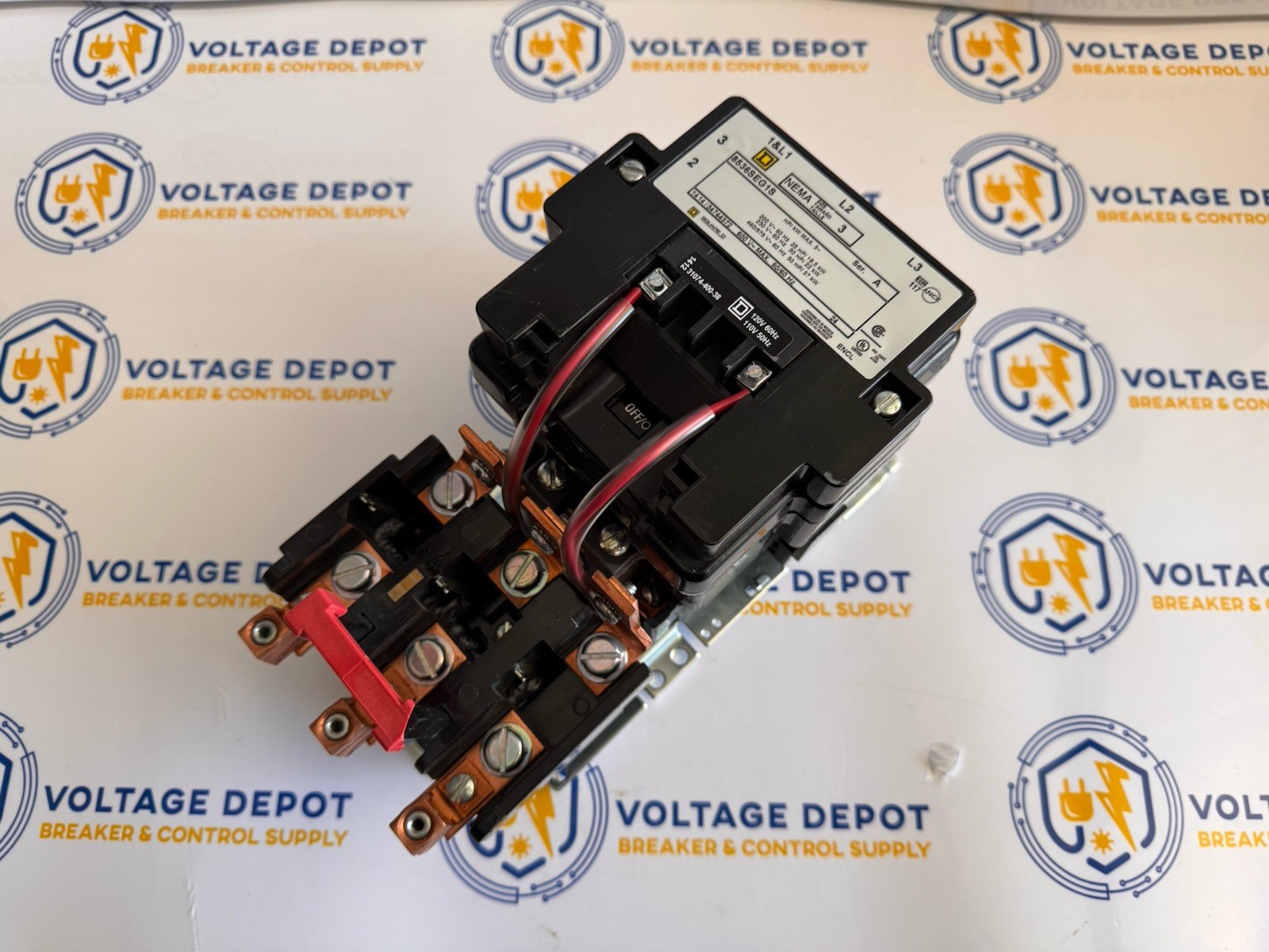 Square D 8536SEG1S Nema Size 3 50HP 600V 120V Coil Motor Starter -wrnty