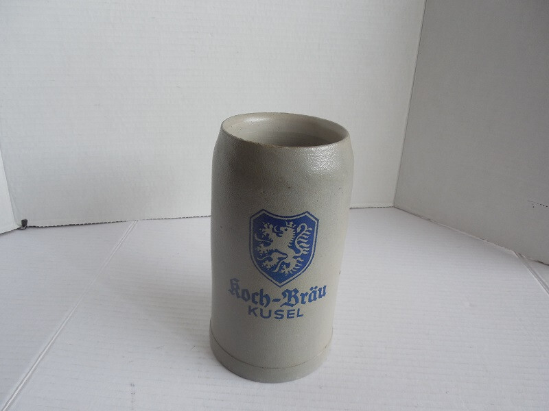 German beer mug  Koch Brau brewery Kusel Germany 1 liter