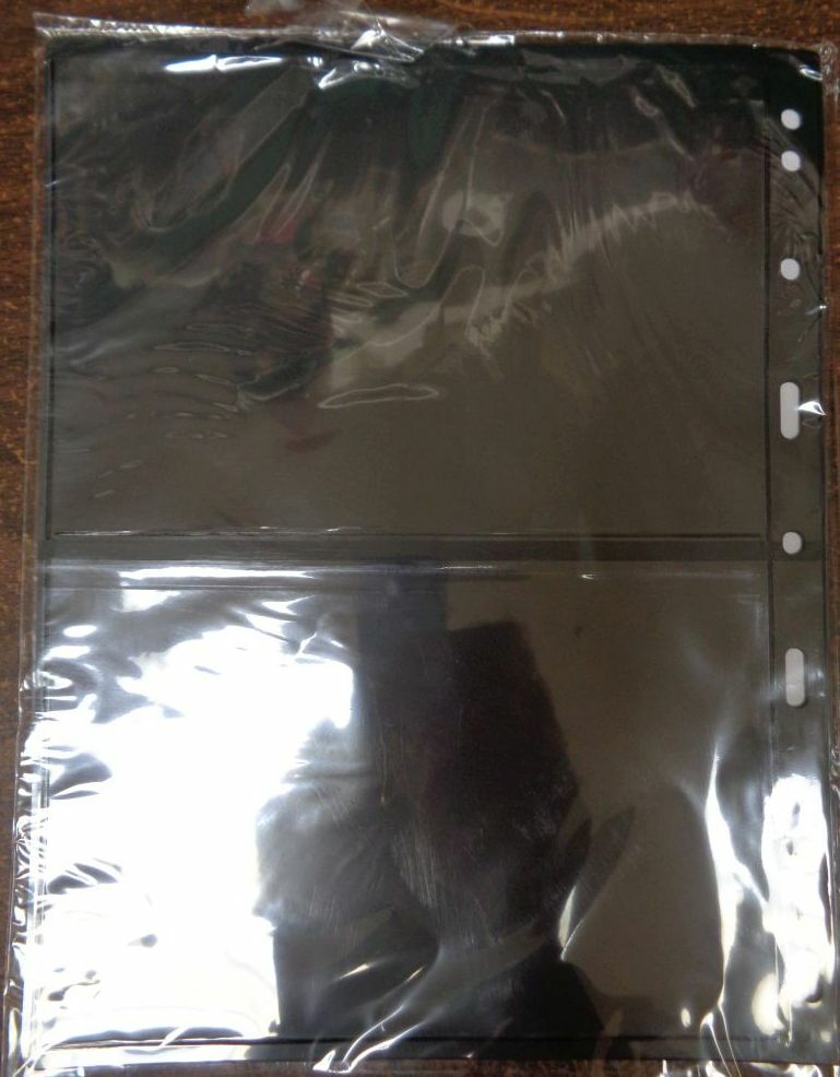 2S 2 Row VARIO BLACK Lighthouse Stock pages pack of 5 Dbl. sided NEW