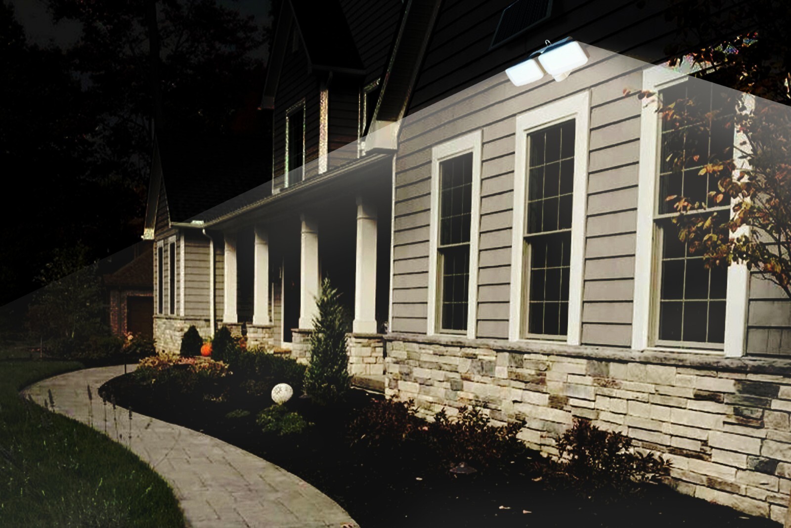 Solar AI-SMART Motion Sensor All-Night Illuminate 10W/1200LM Security light