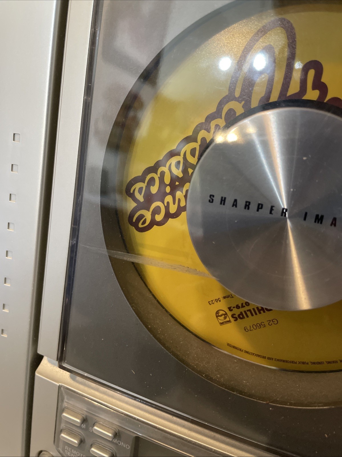 *READ* Sharper Image SO226 Vertical CD Player AM/FM Radio Vintage No Remote