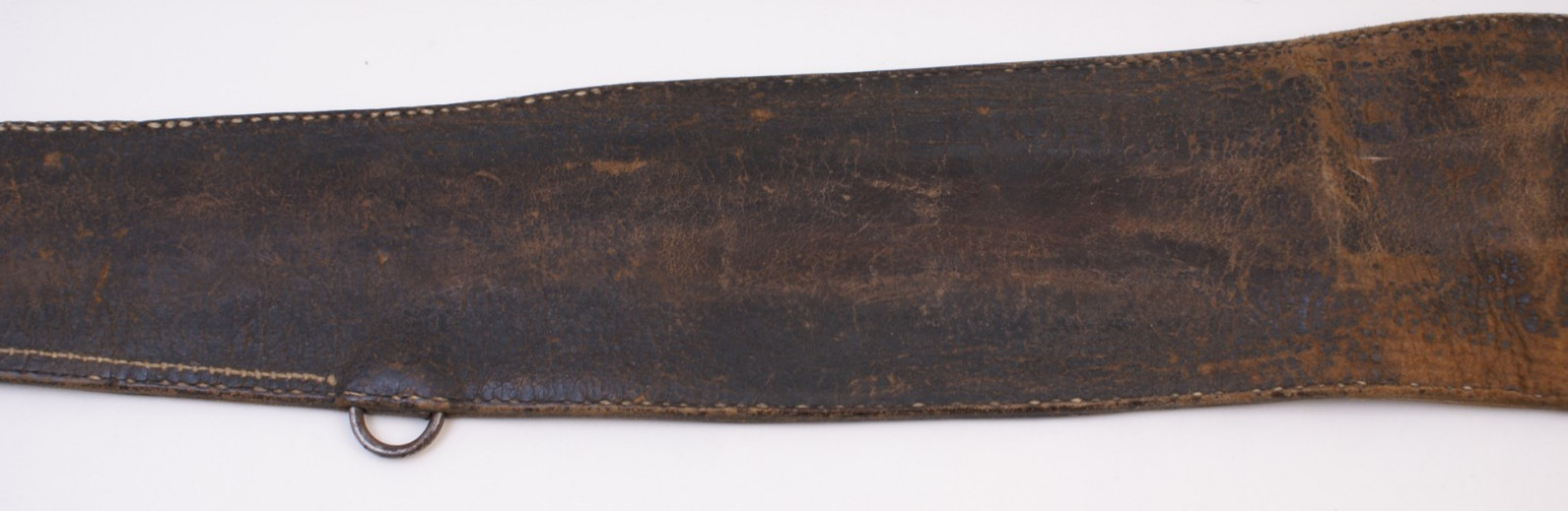 ANTIQUE LEATHER RIFLE or SHOTGUN CASE - ORIGINAL