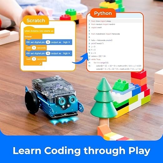Makeblock mBot2 Coding Robot for Kids 8-12+, Scratch & Python, STEM Kit