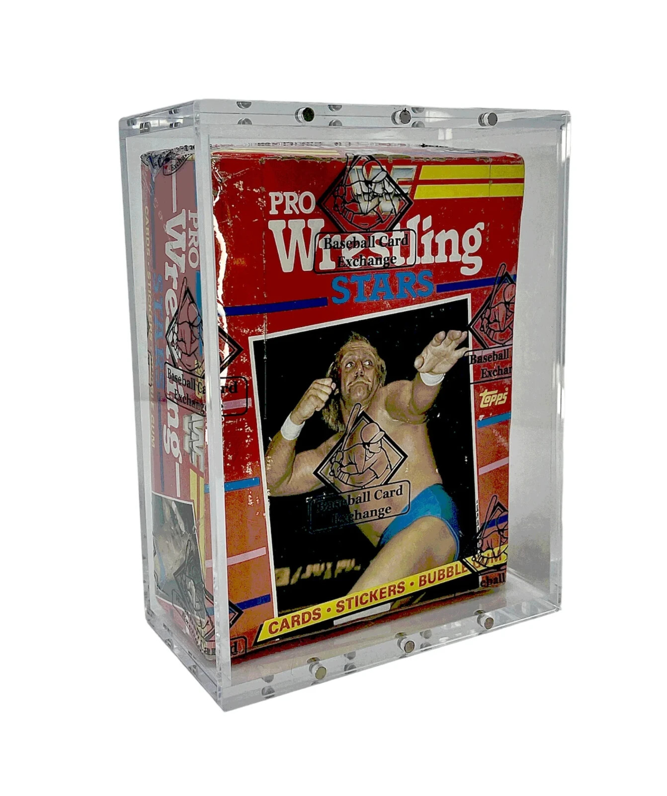 Acrylic Display Case Magnetic FITS 1986-87 Fleer Basketball Wax Pack Box Jordan