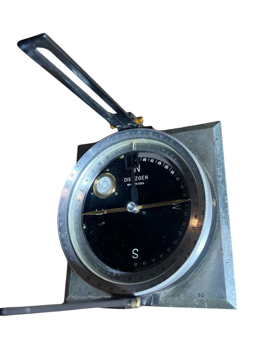 Vintage Dietzgen Surveyors Compass Survey Tool Department of Agriculture W/ Case