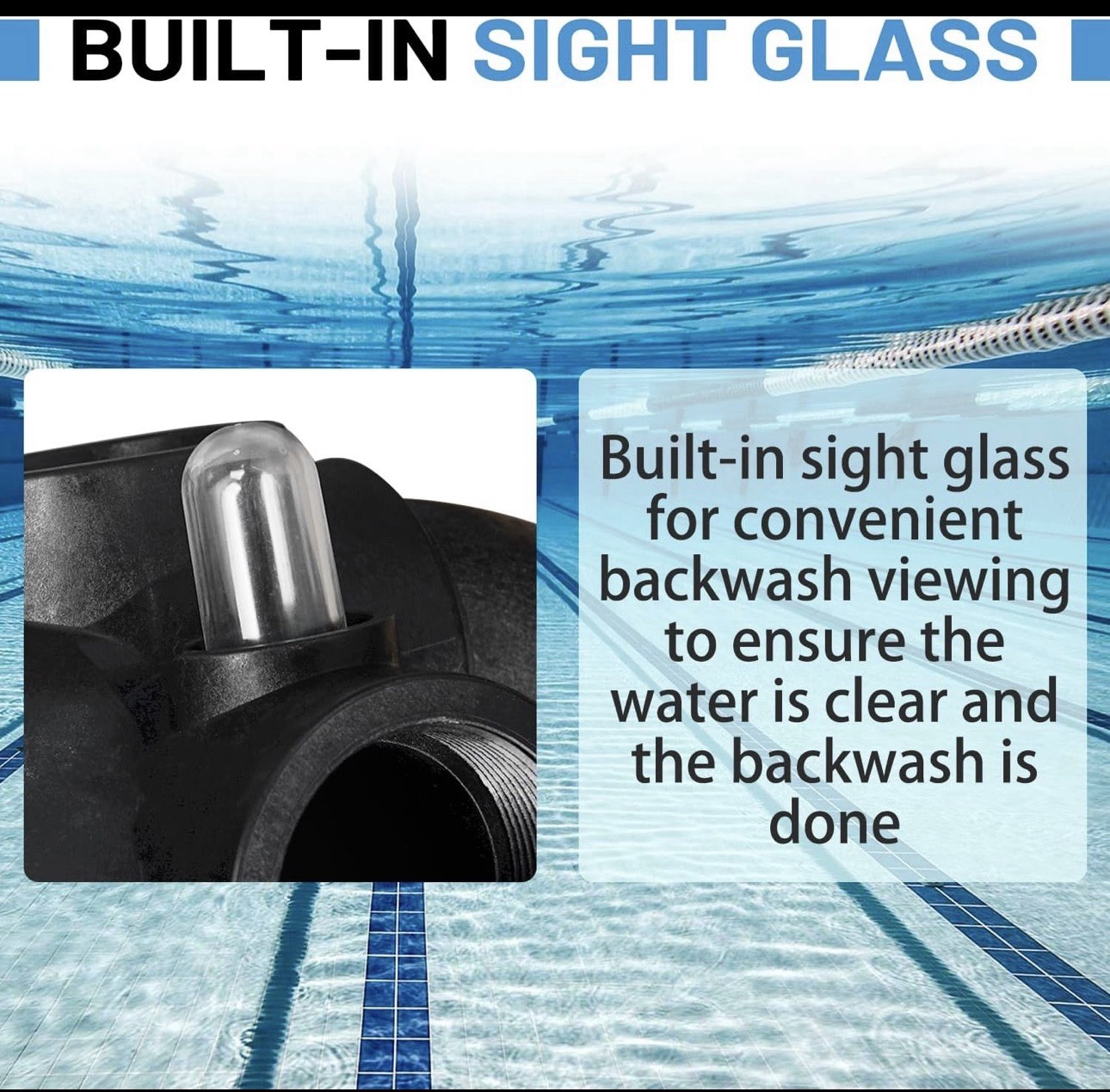 SP0715XR50 2 Inch Pool Multiport Control Valve Replacement for Hayward Pro Se...