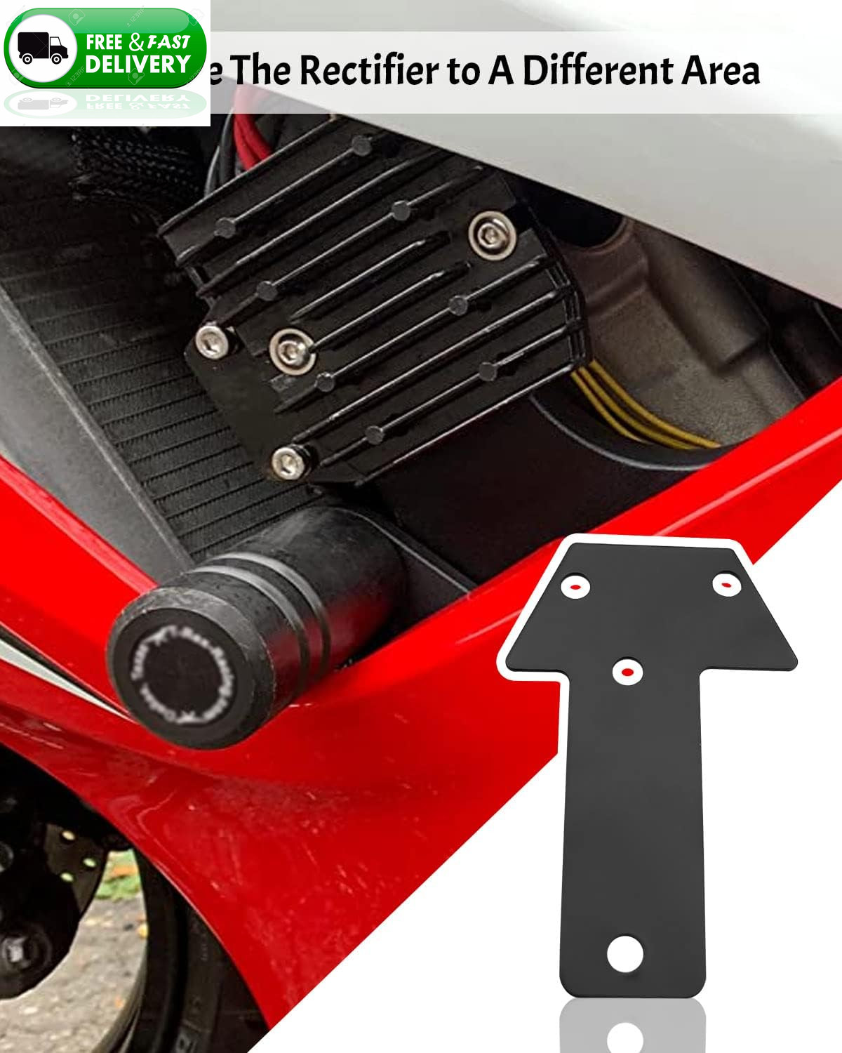 Rectifier Regulator Bracket Relocation Kit for Suzuki GSXR 600 750 2006-2007