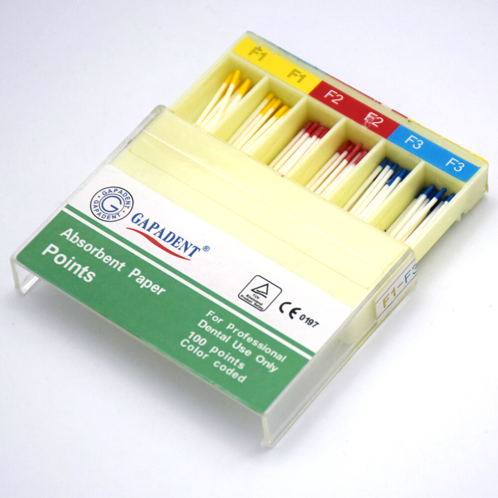 Dental Endodontic GAPADENT Gutta Percha Points/Obturating/Absorbent Paper Points