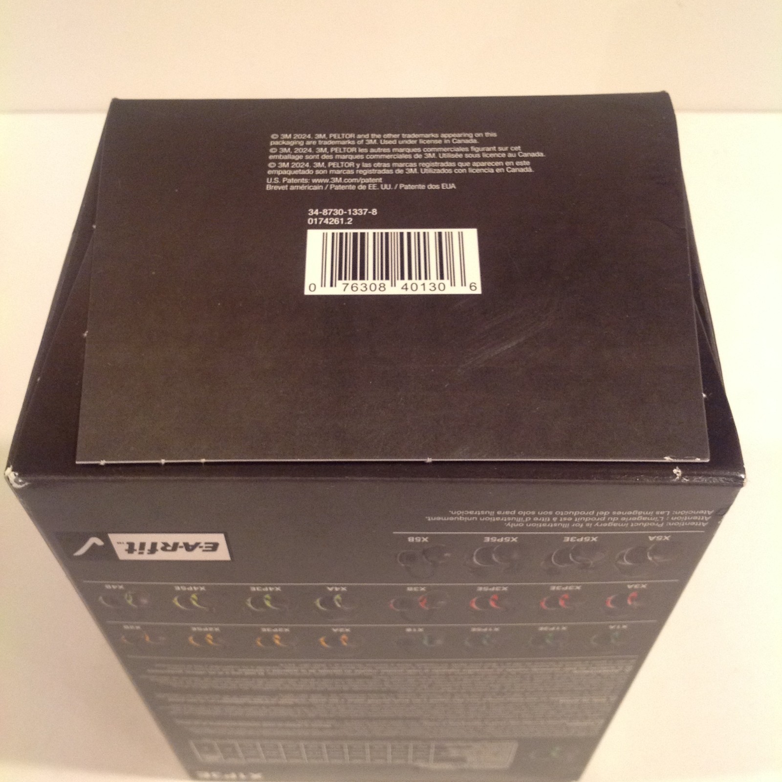 3M Peltor X1 Series Hard Hat Attached Ear Muffs X1P3E Cap Mount NRR 21dB Black