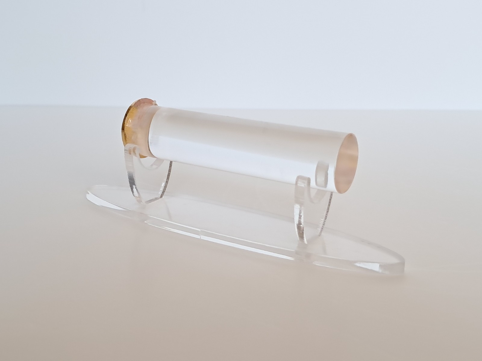 Handgun Firearm Gun Safe Shelf Display Rod - 7/8" Winchester Enamel Topper