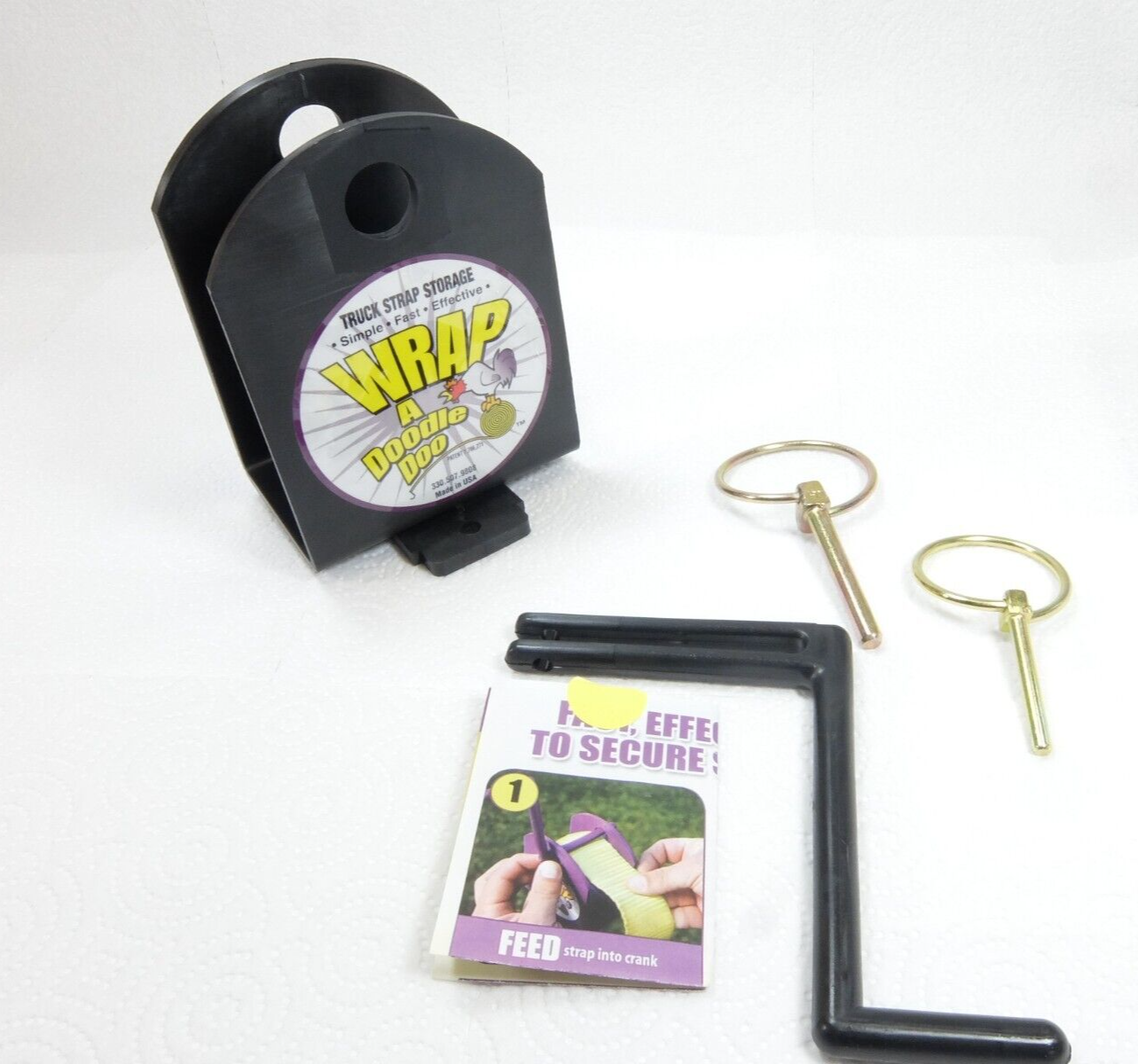 WrapADoodle Doo Ratchet Strap Winder Spool for Excess Strap Tail NEW PRODUCT