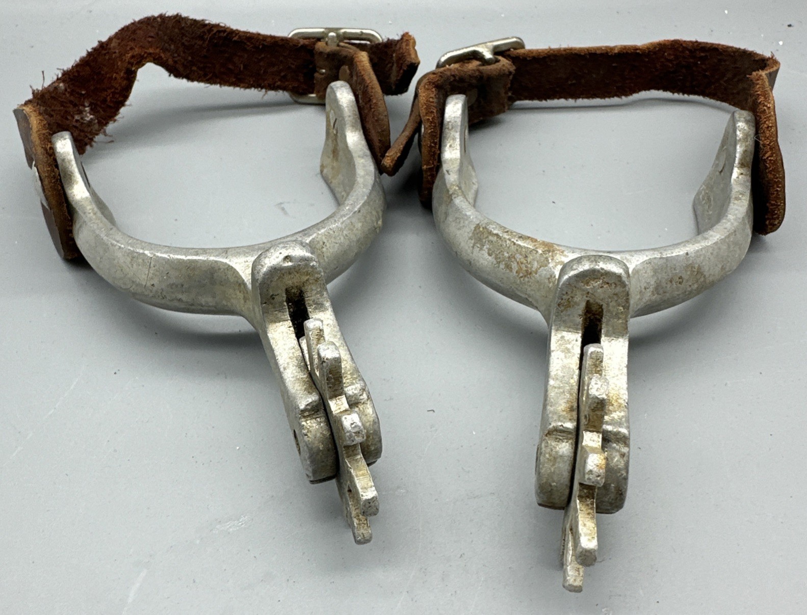 Aluminum Western Spurs And Straps