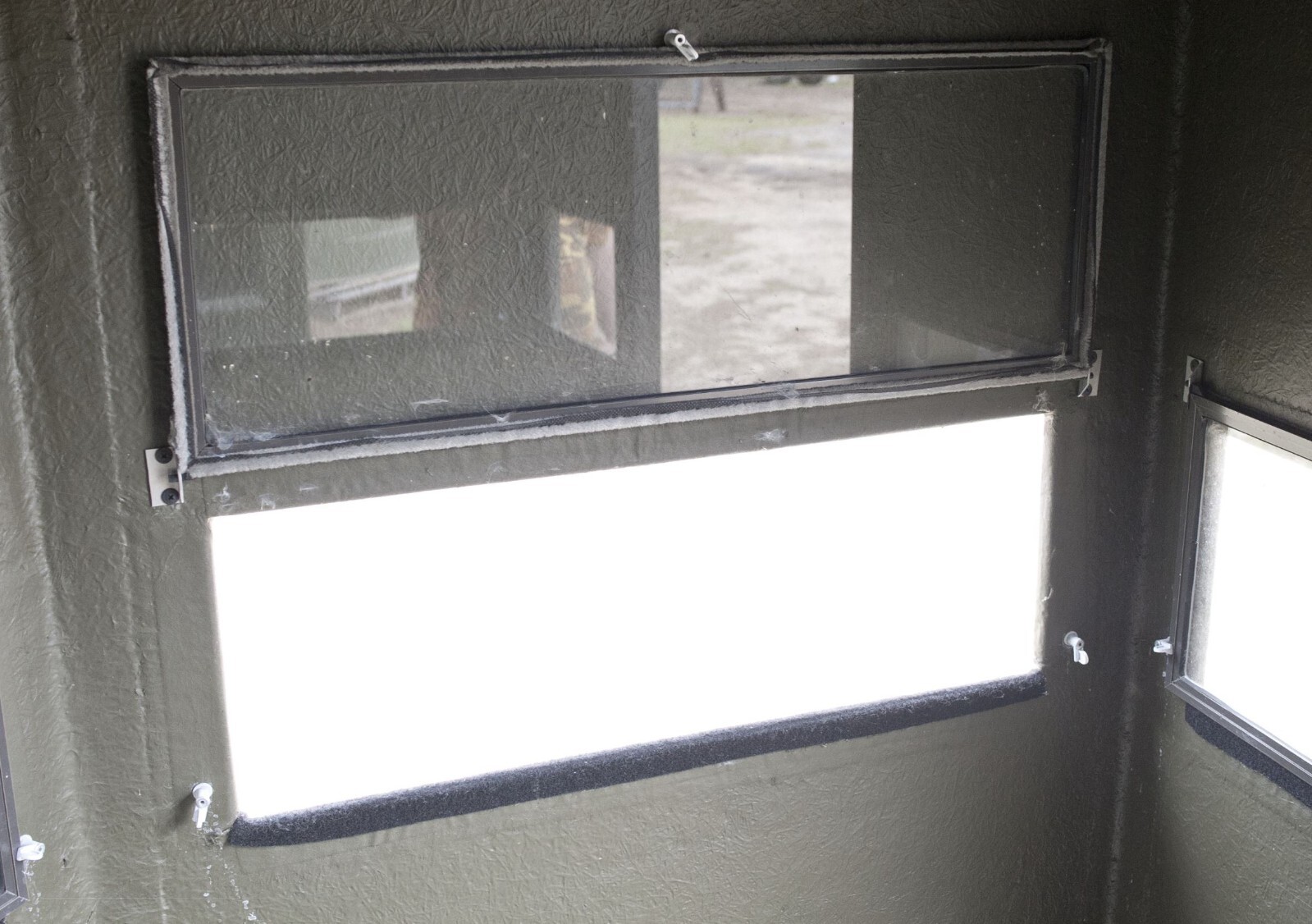 Ultramatic Feeders Deer Blind Window Swing Sash 24" x 10" Clear