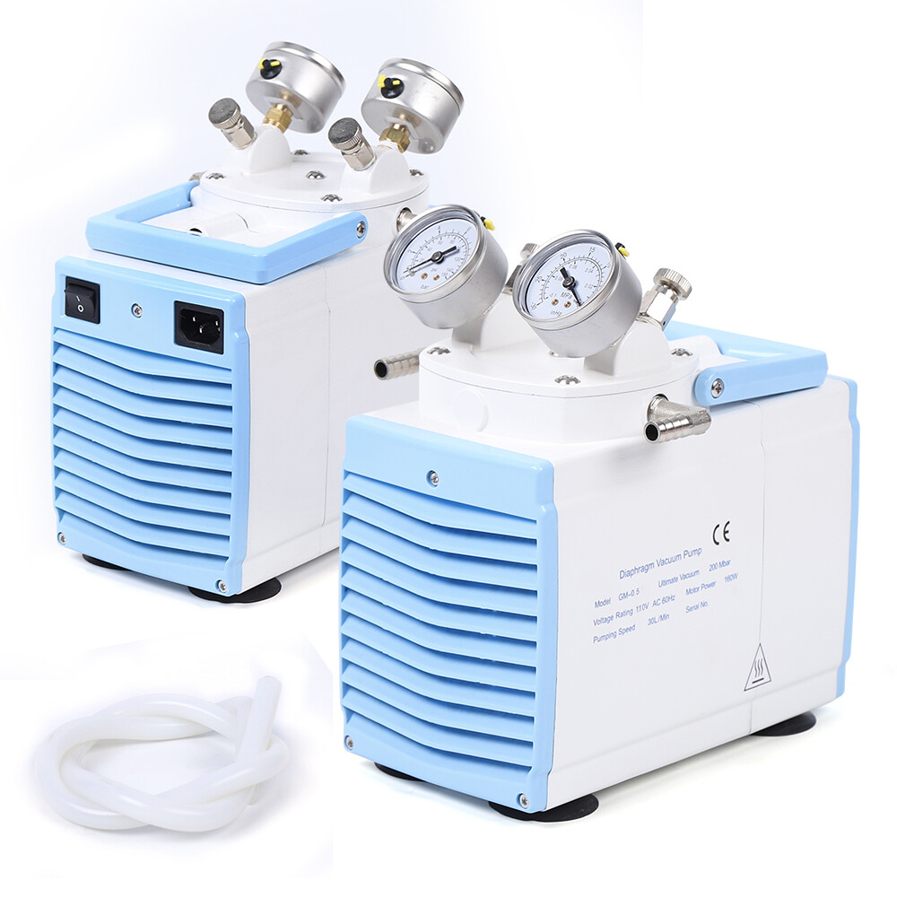 Portable Lab Oil Free Diaphragm Vacuum Pump Lab Vacuum Pump Adjustable 30L/min