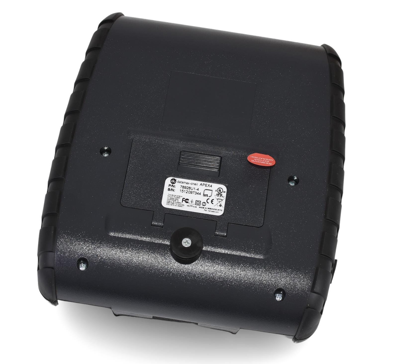 Datamax-O'Neil 78928U1-4 Apex 4i 4" Mobile Printer USB/Bluetooth (New,old stock)