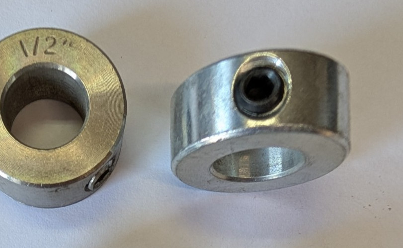 A Lot of 40- 1/2-inch Shaft Collars, Set Screw, New in Open Box