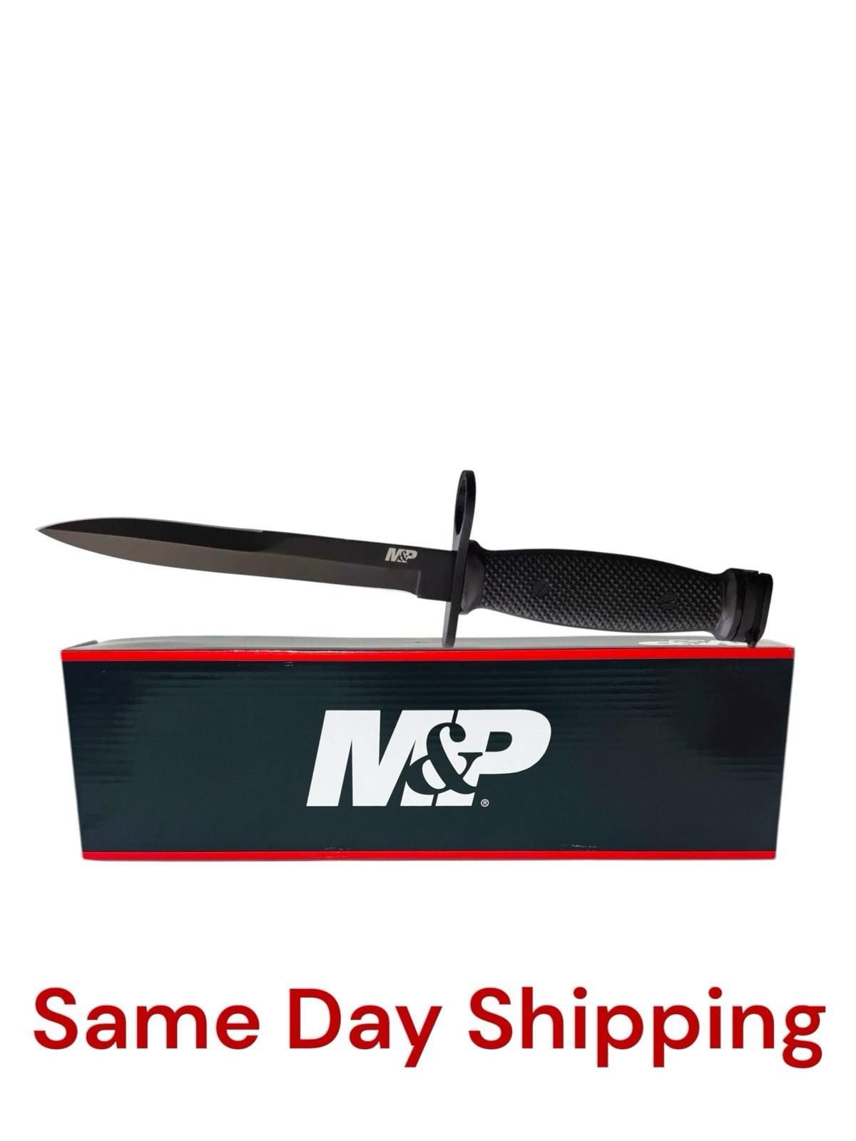 Smith & Wesson M&P Fixed Knife 6.5" Stainless Steel Double Edge Blade ABS Handle