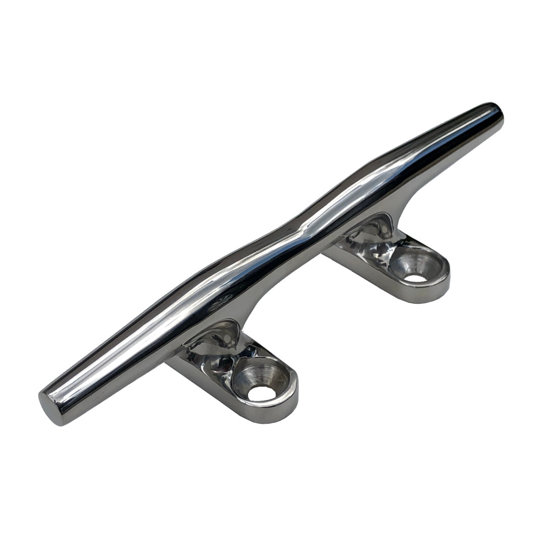 6" 316 Stainless Steel Open Base Marine Cleat - Herreshoff Tie Off - OEM Quality