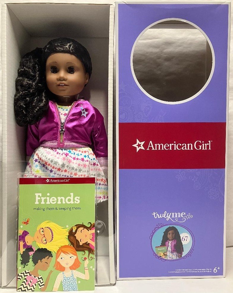 American Girl Truly Me Doll #67 Brown Hair, Brown Eyes, Dark complexion * New