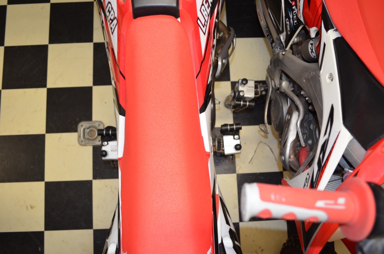 Moto Cinch strapless tie downs for motorcycles