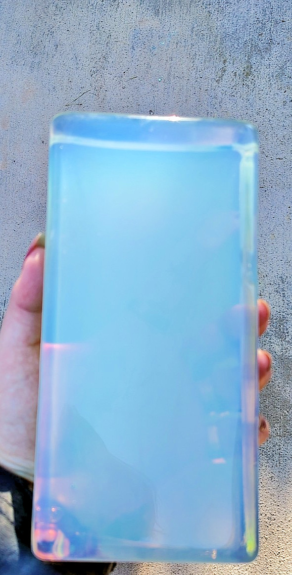 Opalite Opal Glass Block 7" Long Rough Flint Knapping 3.9#