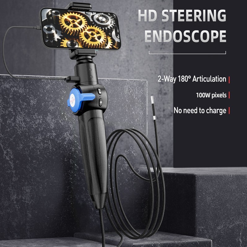 Ralcam Articulating Borescope Endoscope Inspection Camera 3.3FT Flexible Snake